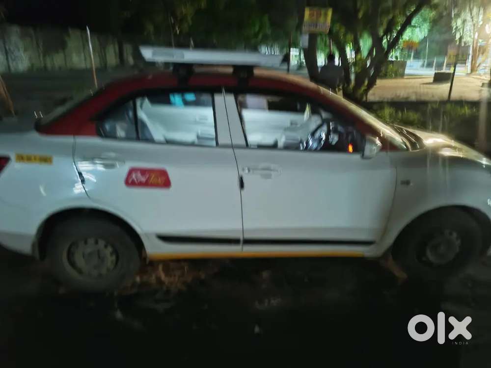 Ready to ride red taxi