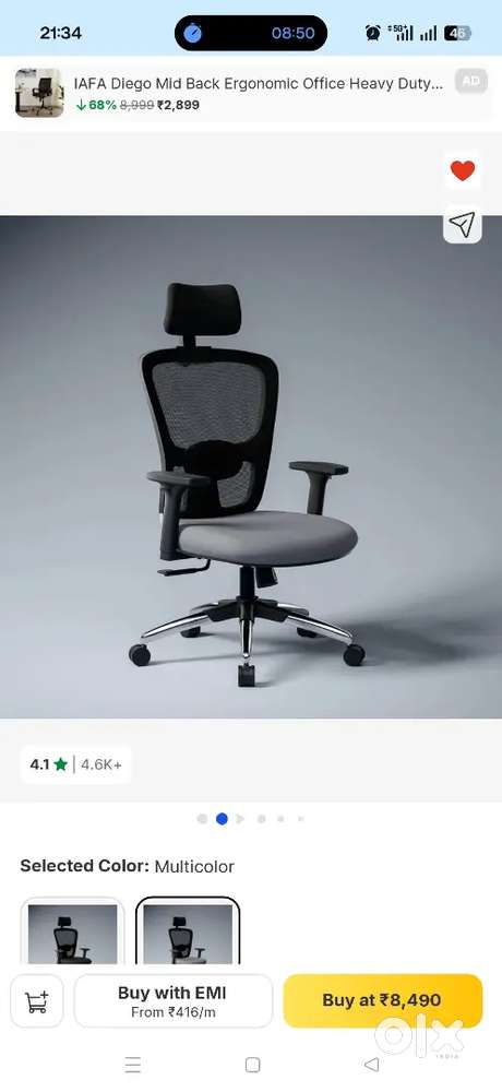 Greensoul jupiter computer chair with 6 years warranty Bill available