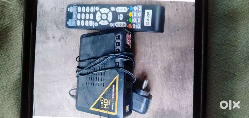 Act HD set up box & Sun dish TV adoptor