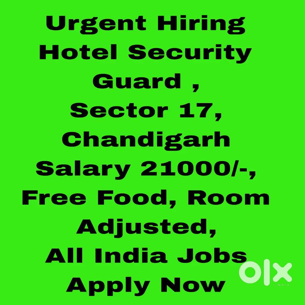 Instant Joining Security Jobs Chandigarh