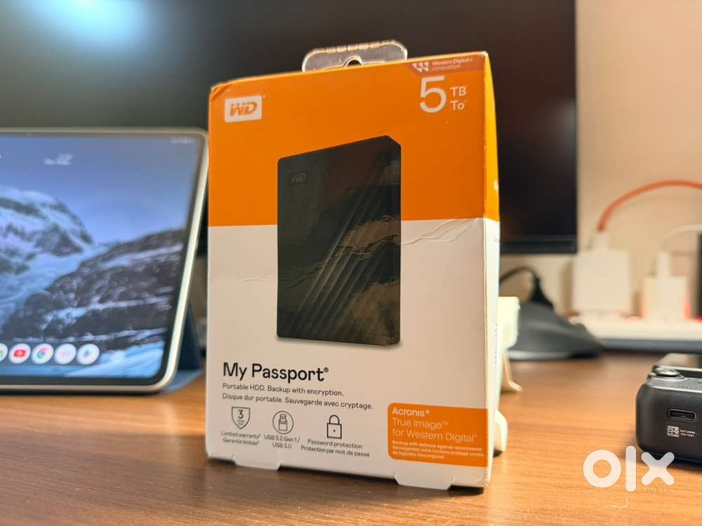 WD My Passport 5 TB (Sealed Pack) Hard Drive