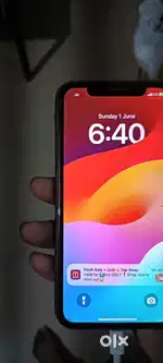 I phone 11 128 gb a small black mark on screen and clean condition