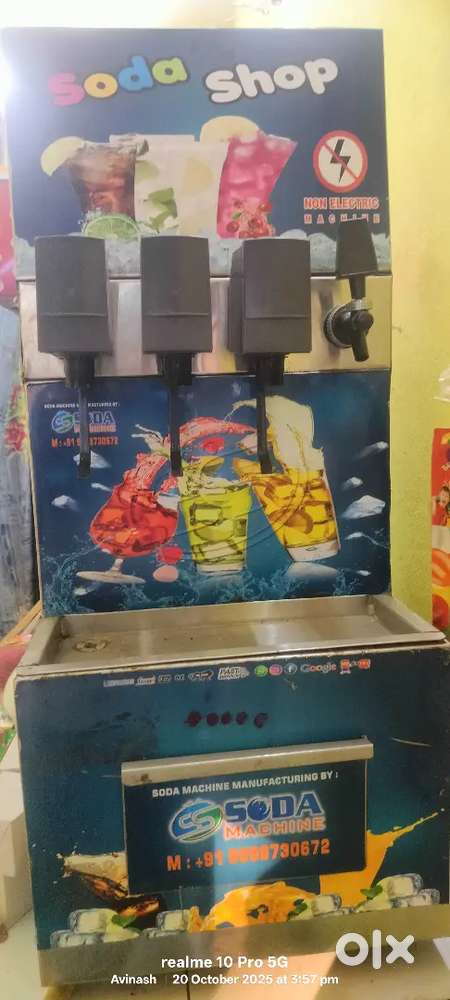 Soda machine non electric new condition