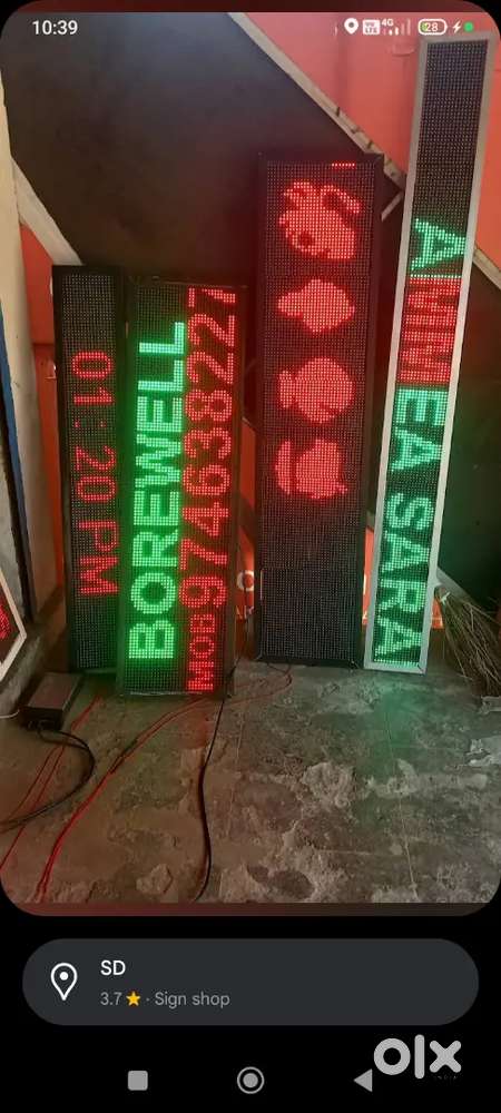 Led scrolling board