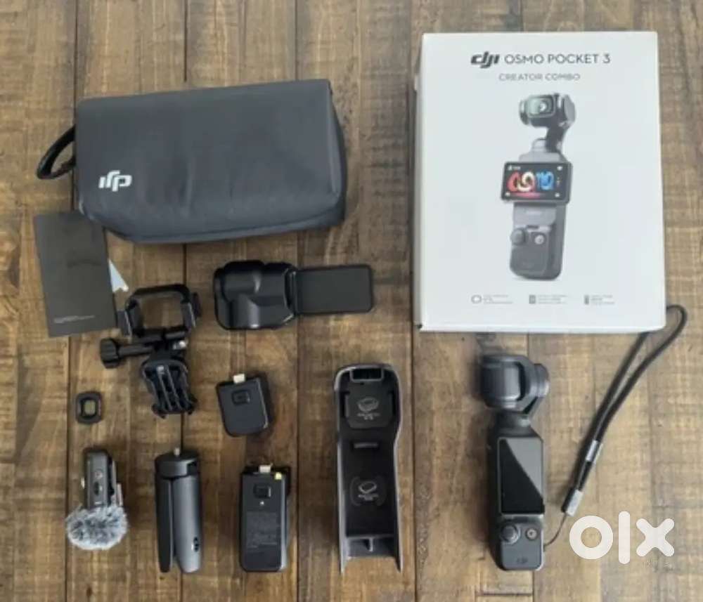 Used Item DJI Osmo Pocket 3 Gimbal Stabilizer Camera Creator Bundle.