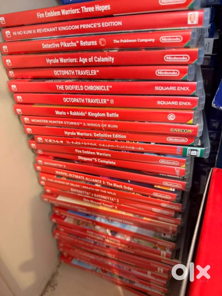 Nintendo switch games used with original box