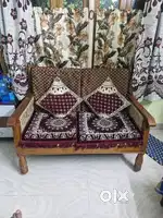 Wooden sofa
