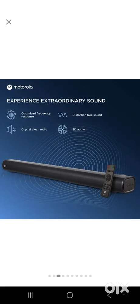 Motorola soundbar 2.0