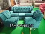 Branded 3+1+1 sofa set with a warranty and Home delivery available