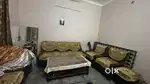 9 Seater sofa with centre table, Excellent condition, Latest fabric