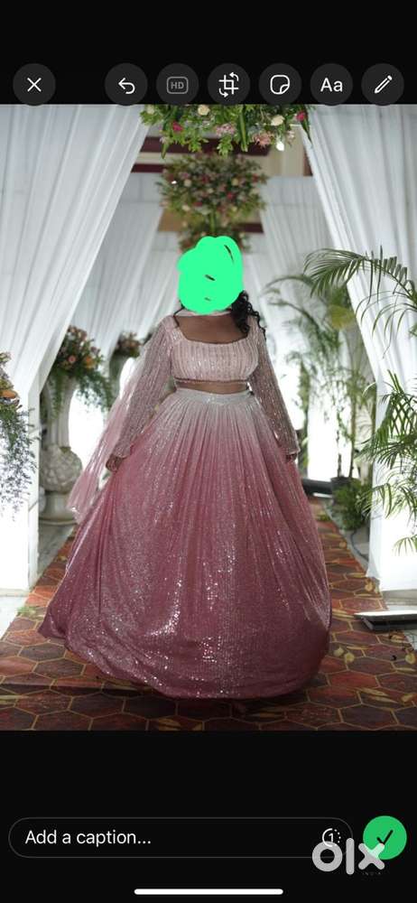 Saanjhbylea pink lehenga