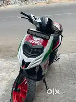 Aprillia SR150 with anniversary edition stickering