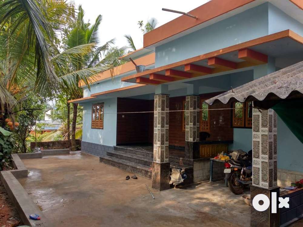 Newly built house and 18 cent land, borewell water for sale @Mulleria