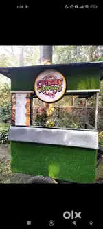 Food cart with 2 gas burner and lots of storage it's hardly used