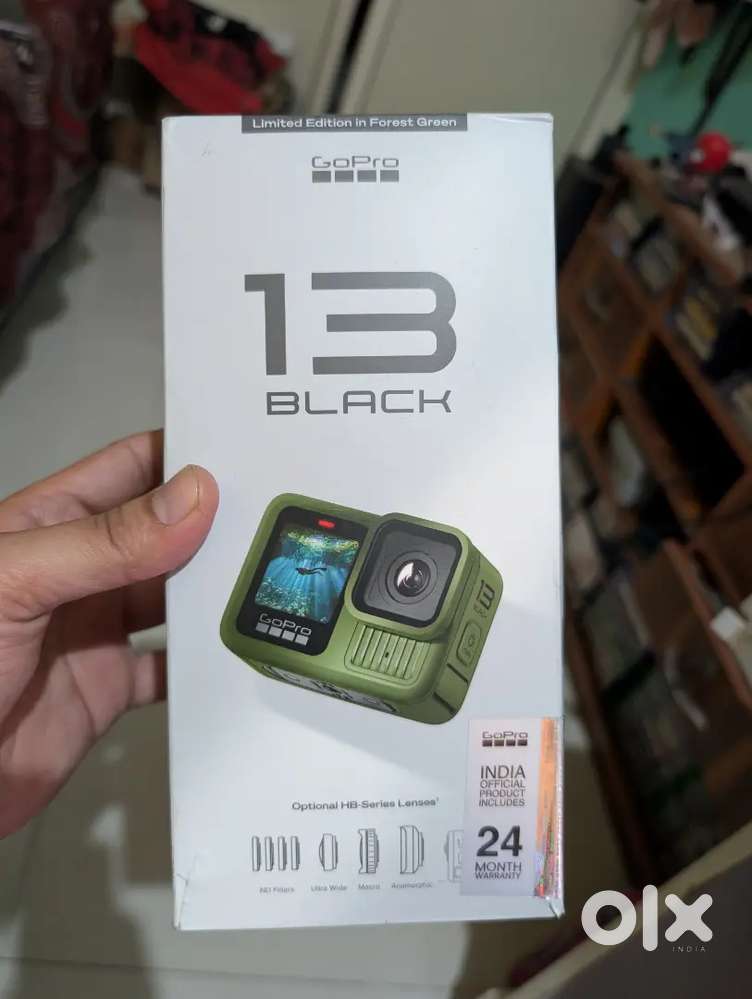 Go Pro HERO 13 BLACK in forest green 2 months old