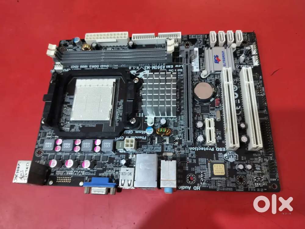 Ecs elite group motherboard perfect working and new look