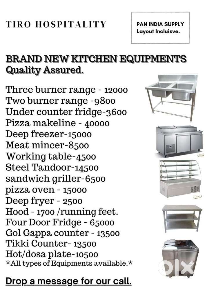 Restaurant kitchen equipments