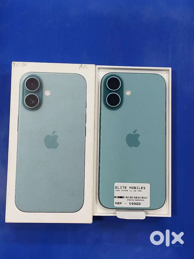 iPhone 16 128 teal Just open 1Year warranty