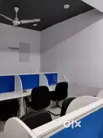 One cabin 25 seat  furnished office  uttam nagar 25000 rs main road
