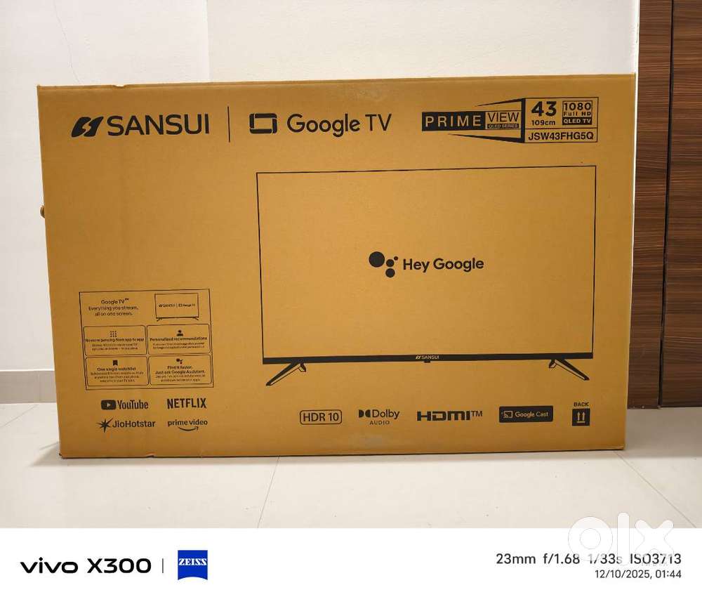 Sansui - 43 inches QLED Android Smart TV - Brand new sealed pack