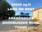 27 guntha plot for rent in thane with fencing and office of 800 sq ft