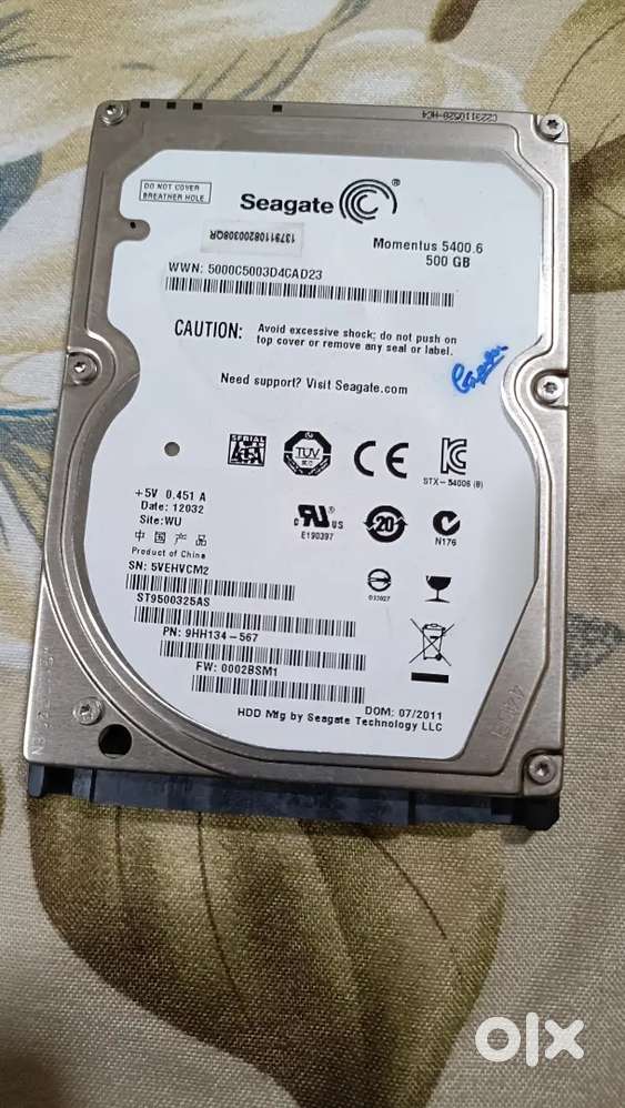 hard disks laptop 500gb in perfect working condition at vasai east