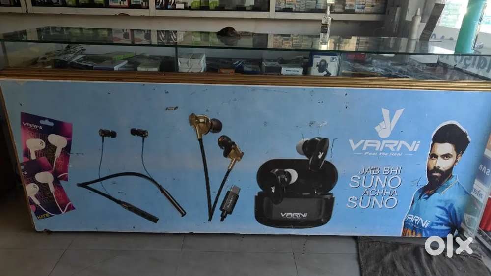 Glass counter mobile shop