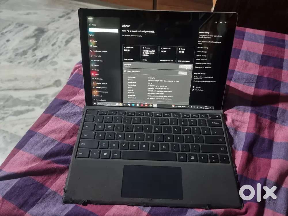 Surface pro laptop
