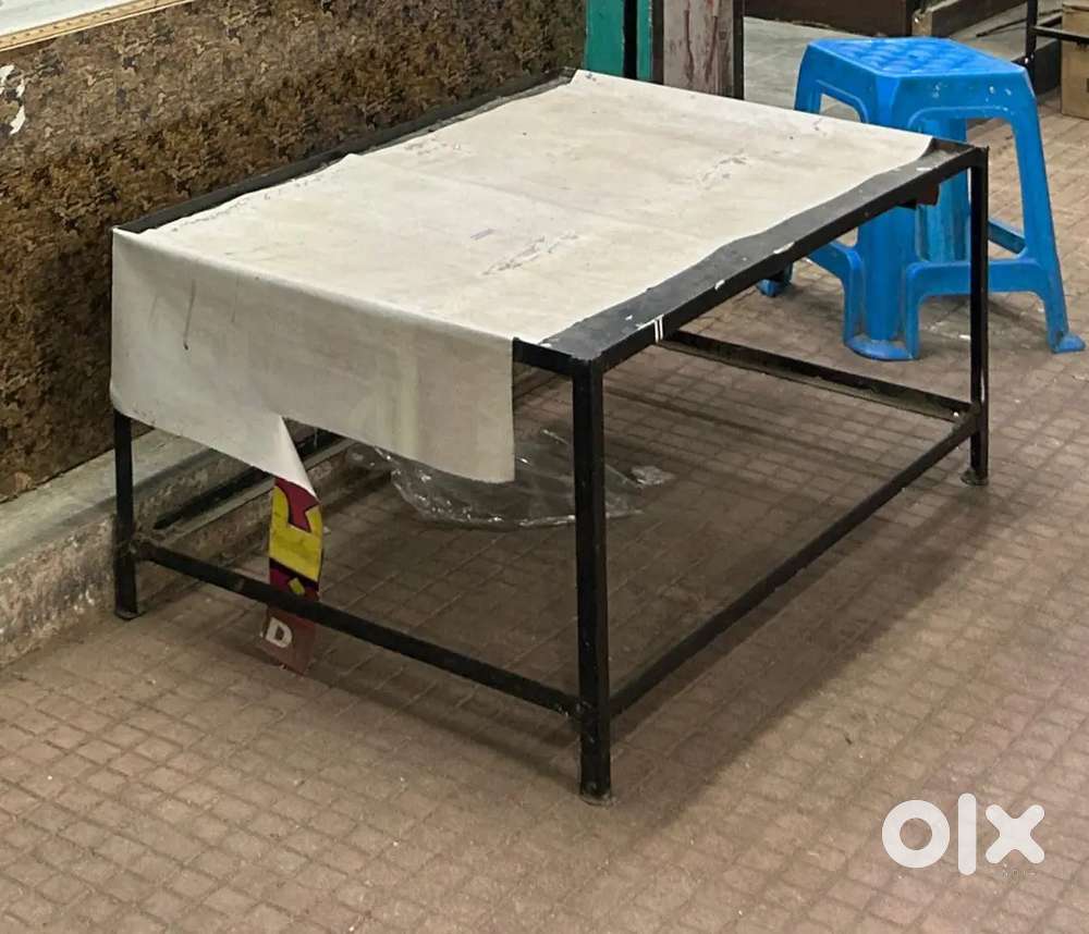 Iron table for shop