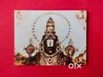 Lord venkateswara sand art painting canvas print