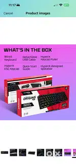 HyperX Alloy Origins 60 USB-C Mechanical Gaming Keyboard