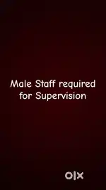 Male staff for Supervision