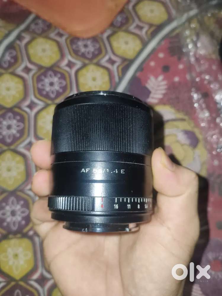 Song E mount 56mm viltrox lens camera contacte fast