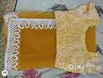 Yellow NetSaree