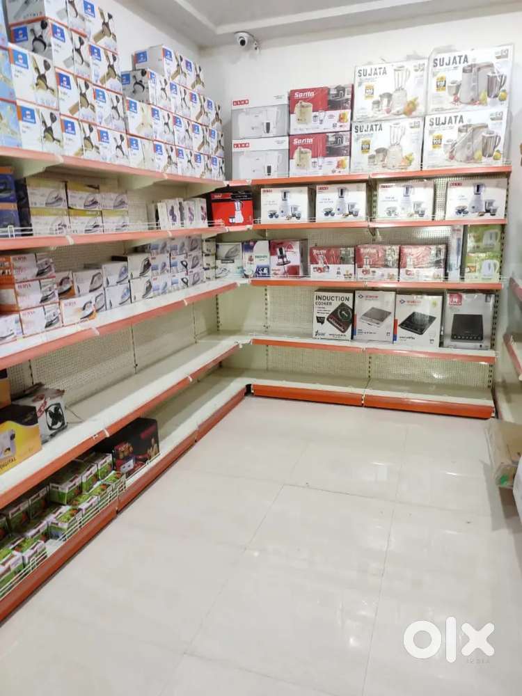 Metal furniture shop rack supermarket rack kirana rack medical rack