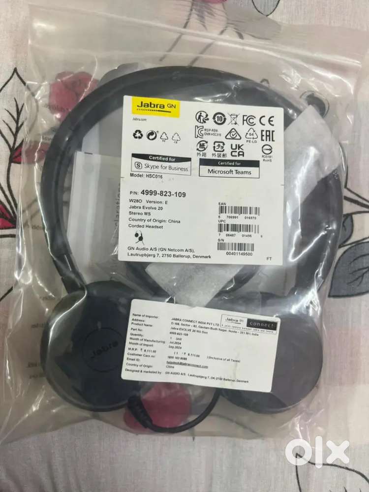 Brand New Jabra EVOLVE 20 MS Duo – Sealed Pack