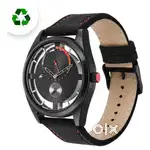 Fastrack Revibe Quartz Multifunction Black Dial Fabric Strap Watch