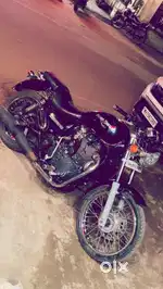 Stock and orignal exhaust available 350cc thunderbird black colour