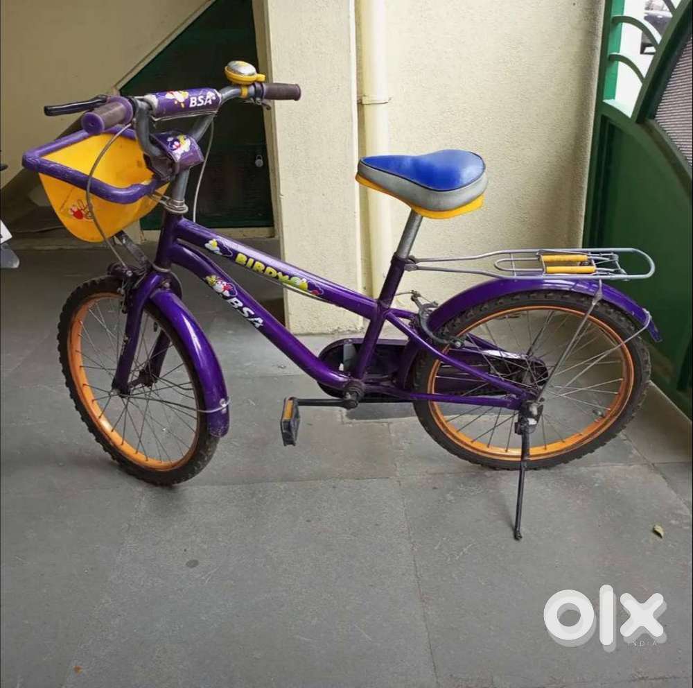 Kid bicycle BSA Champ with side wheels