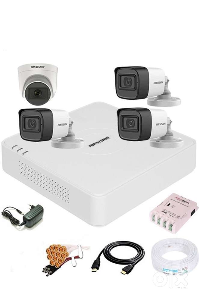 Cctv ultra hd 5mega pixel 4channel camera hikevision