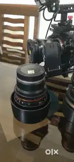 Selling samyang lens for sony, feelworld monitor, follow focus