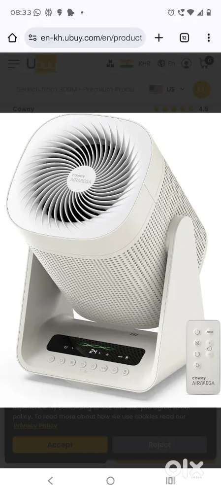 Coway Airmega air purifier