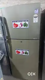 Double door fridge with warranty and good condition