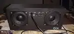 Dj with extra sound double base