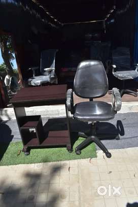 Brand new wooden study table with office chair and
