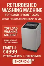 Top load washing machine refublished