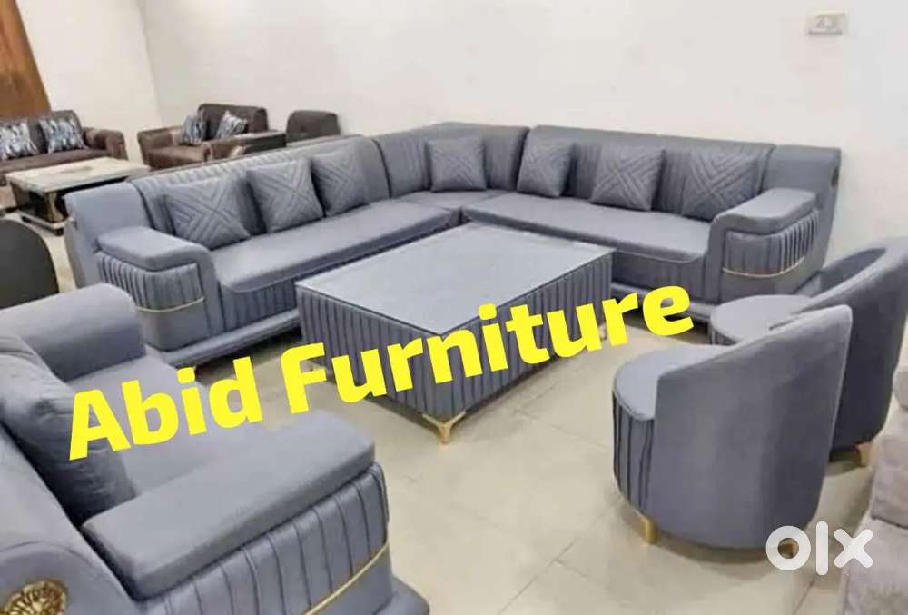 Latest design color l shape corner sofa set 3 years warranty AA 60