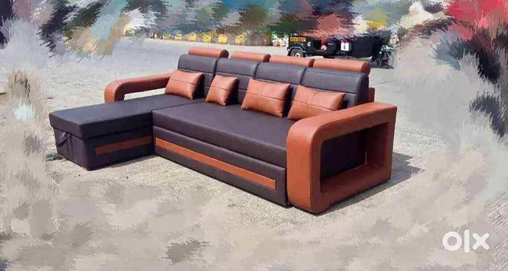 New brand l sofa cum bed
