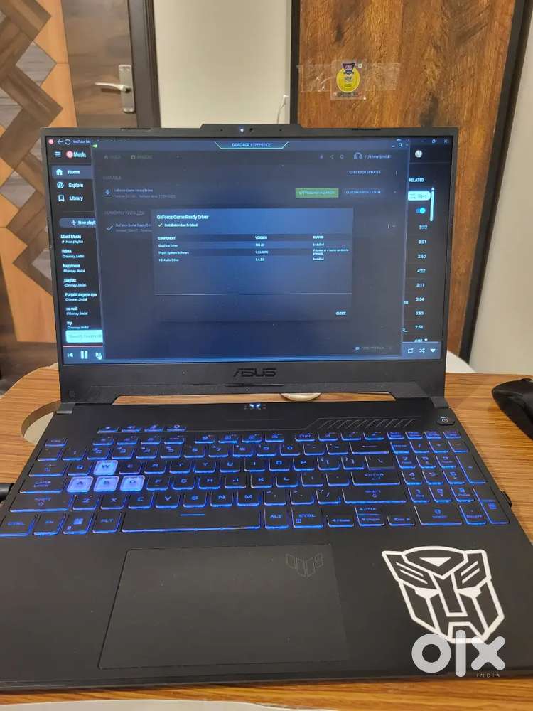 Asus TUF F15 gaming laptop