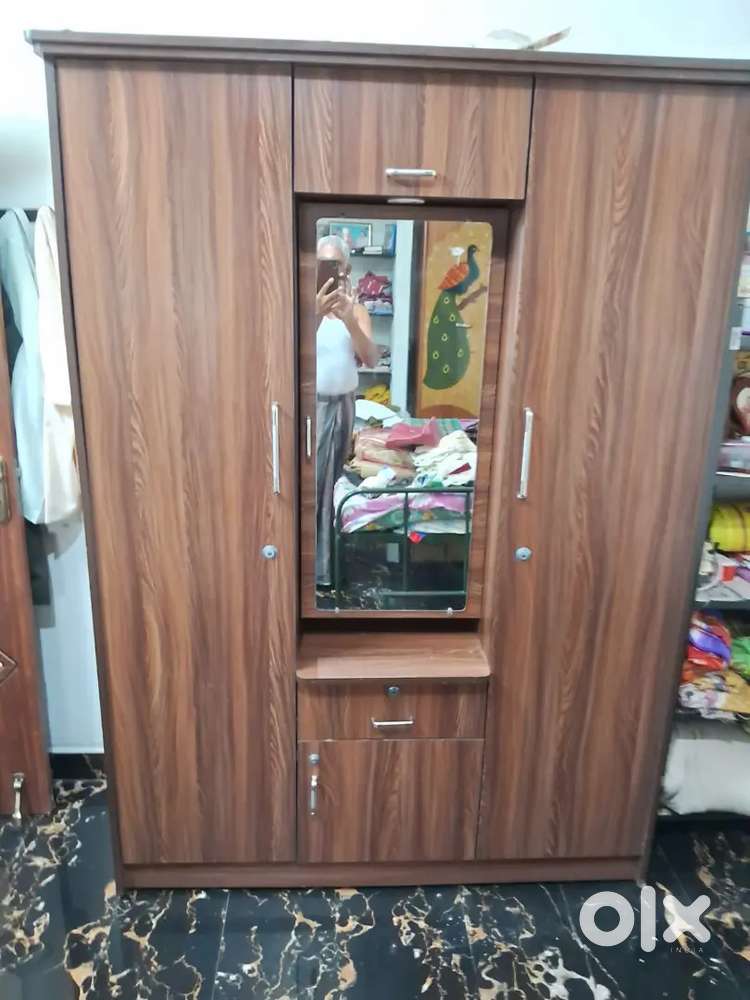 New wooden wardrobe